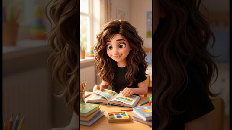 Elvin Ders Çalışıyor | Eğitici Çocuk Çizgi Filmi | Eğitici Çocuk Şarkısı