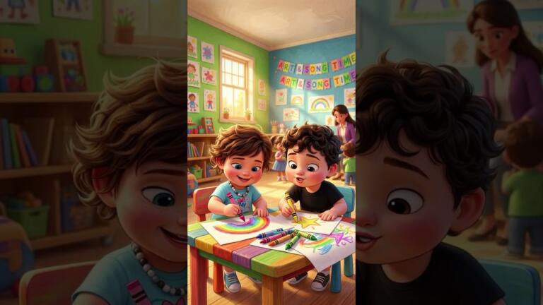 Umut ve Duru Bebek Kreşe Gidiyor #animation #çocuk #çocukşarkıları
