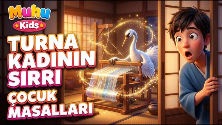 Turna Kadının Sırrı | Japonya Masalı | Çocuklar İçin Çizgi Film | Çocuk Masalları