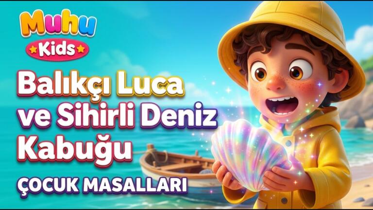 Balıkçı Luca ve Sihirli Deniz Kabuğu | İtalya Masalı | Çocuklar İçin Çizgi Film | Çocuk Masalları