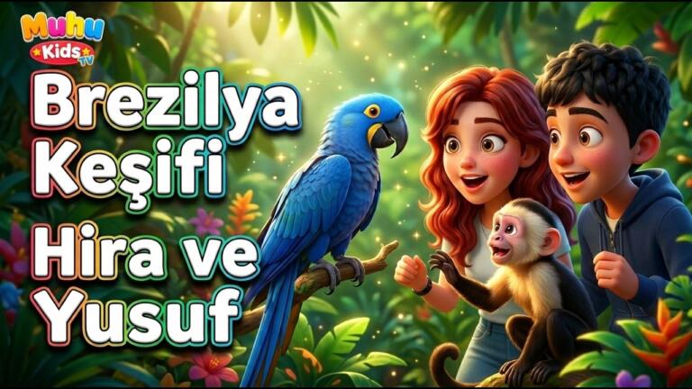 Hira ve Yusuf’un Brezilya Macerası ✨ Büyülü Lotus Kolyeleri Masalı | Çocuklar İçin Masal
